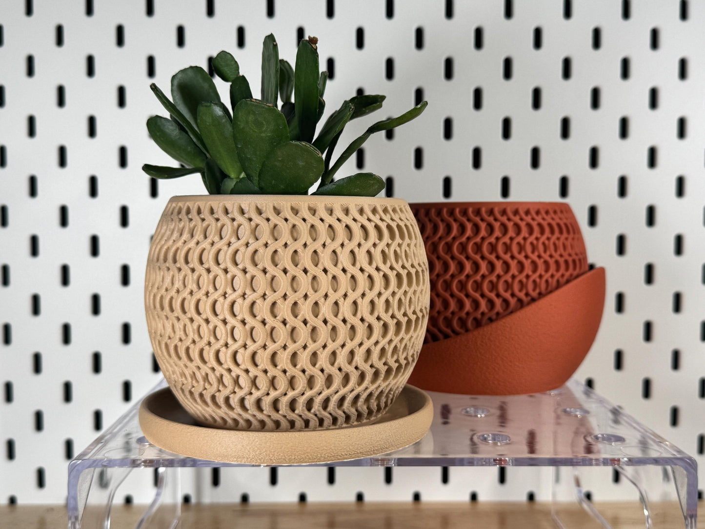 Planter, Rounding Weave - Echo profile