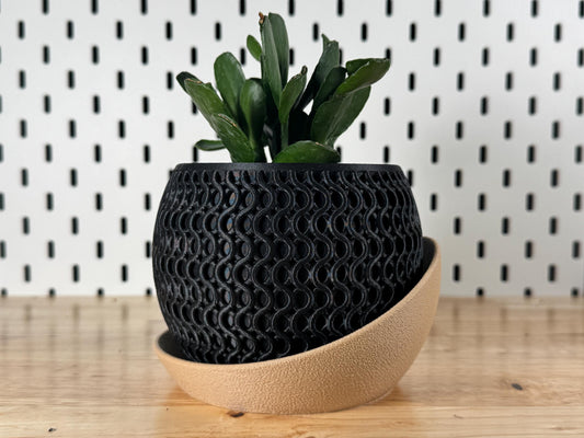 Planter, Rounding Weave - Echo profile