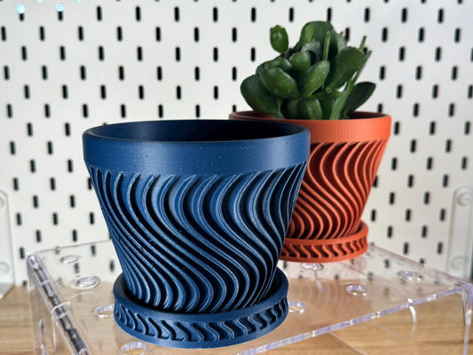 Planter, Sweeping Wave - Axis profile