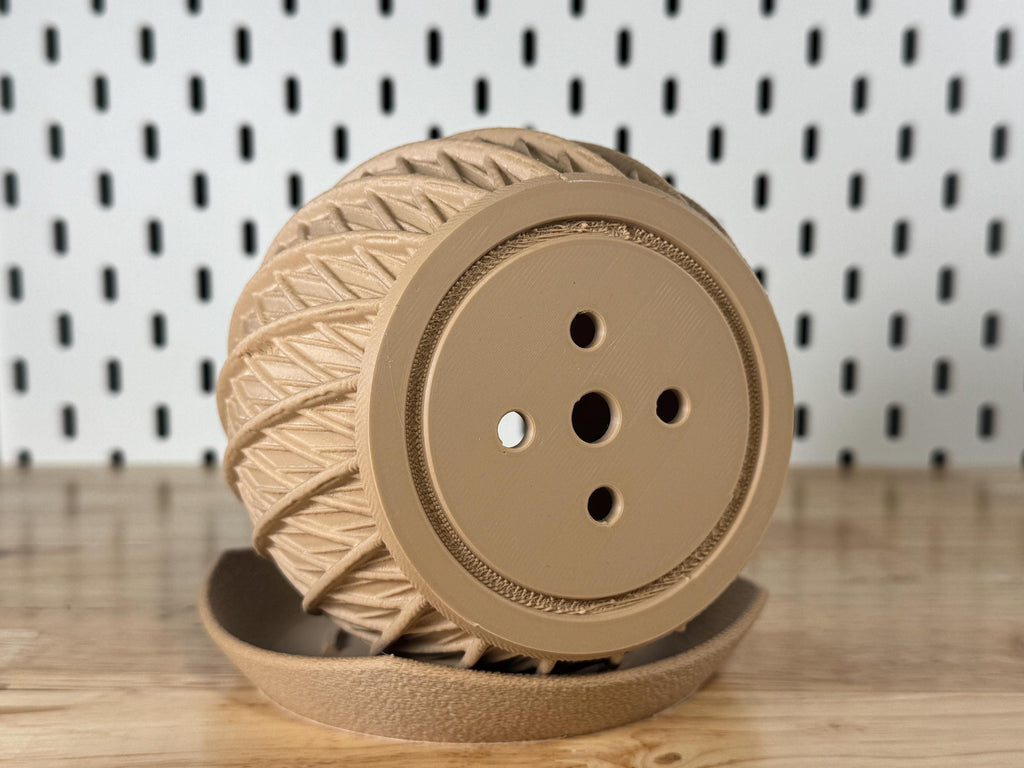 Planter, Swirling Spiral -  Vortex profile