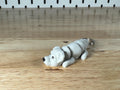 White Labrador, Flexi Keychain