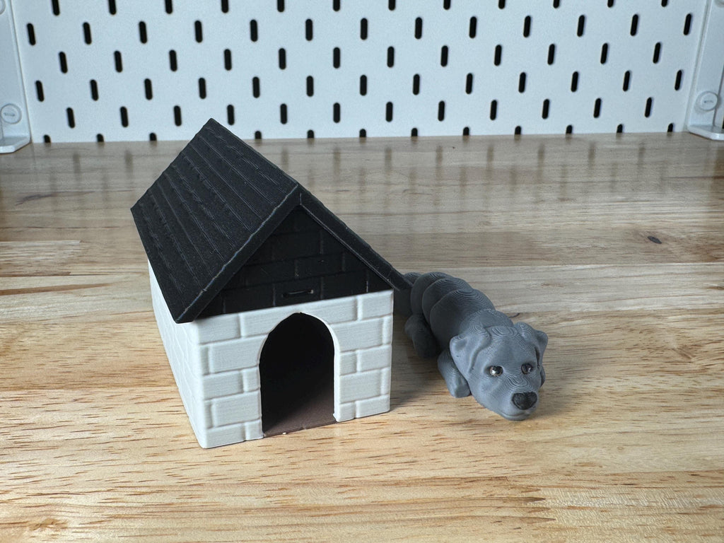Silver Labrador, Flexi Keychain