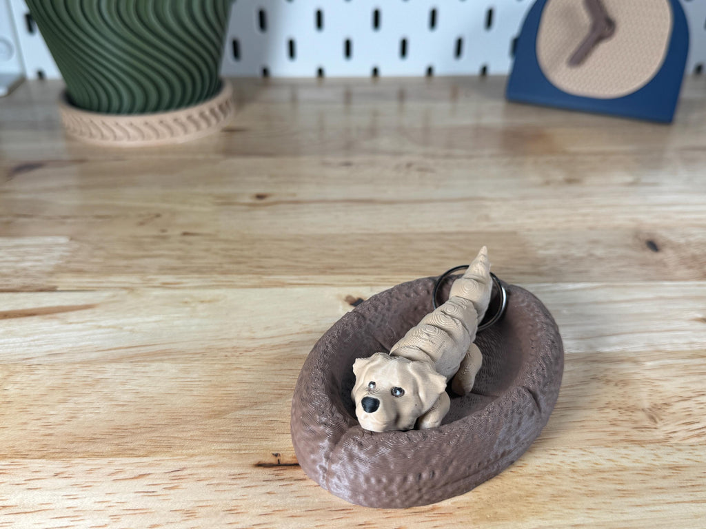 Golden Retriever, Flexi Keychain