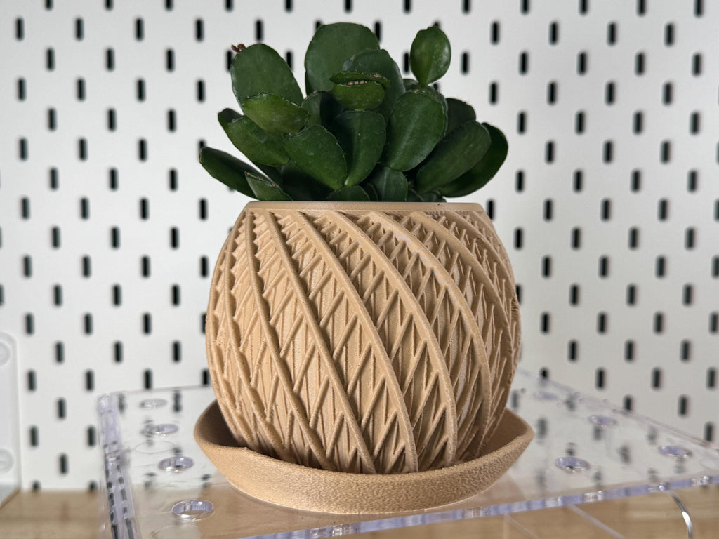 Planter, Swirling Spiral -  Vortex profile