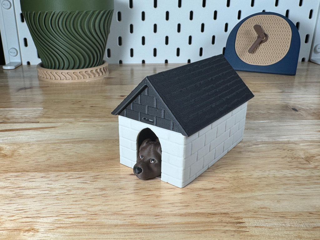 Chocolate Labrador, Flexi Keychain