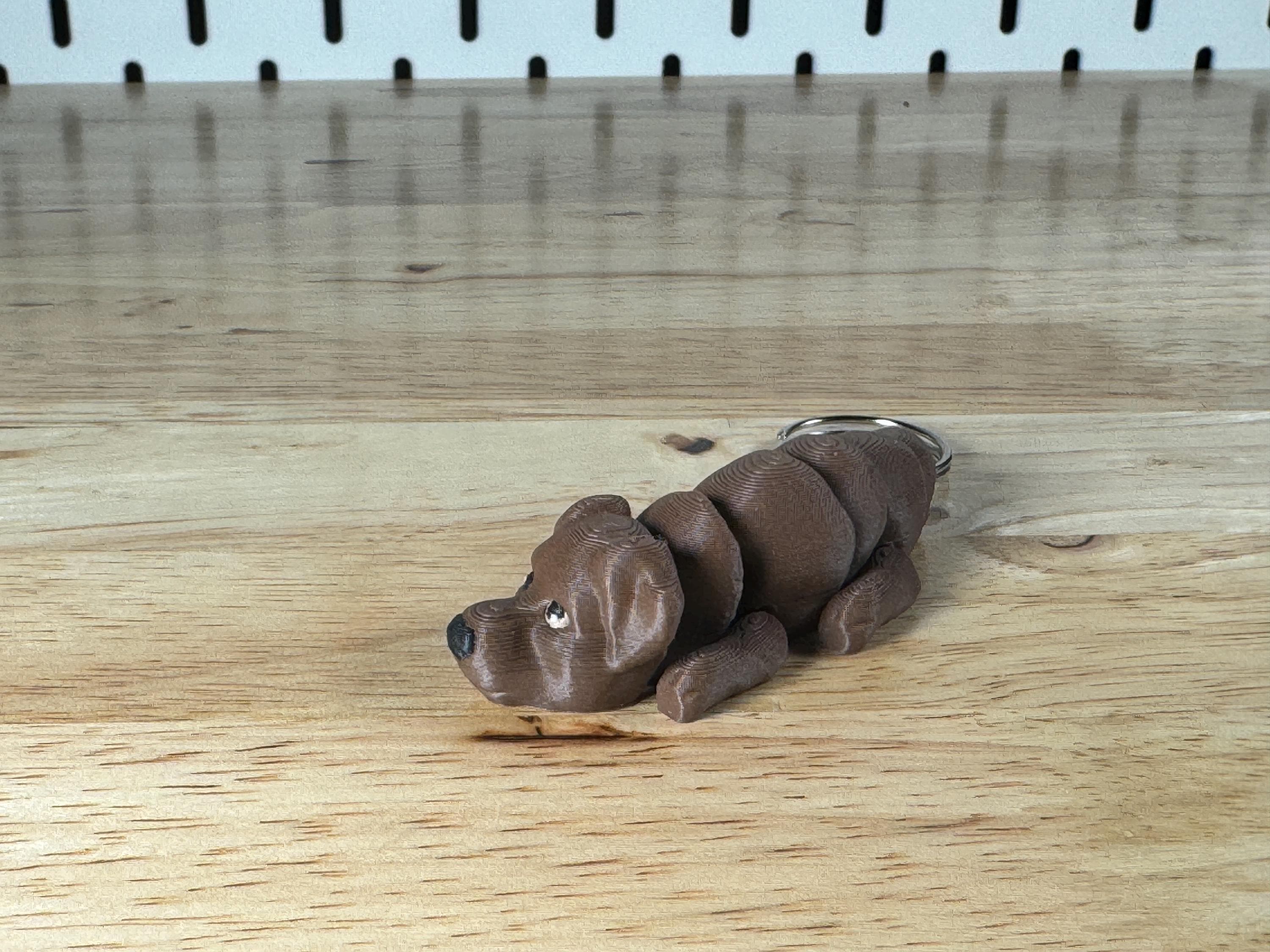 Red Labrador, Flexi Keychain