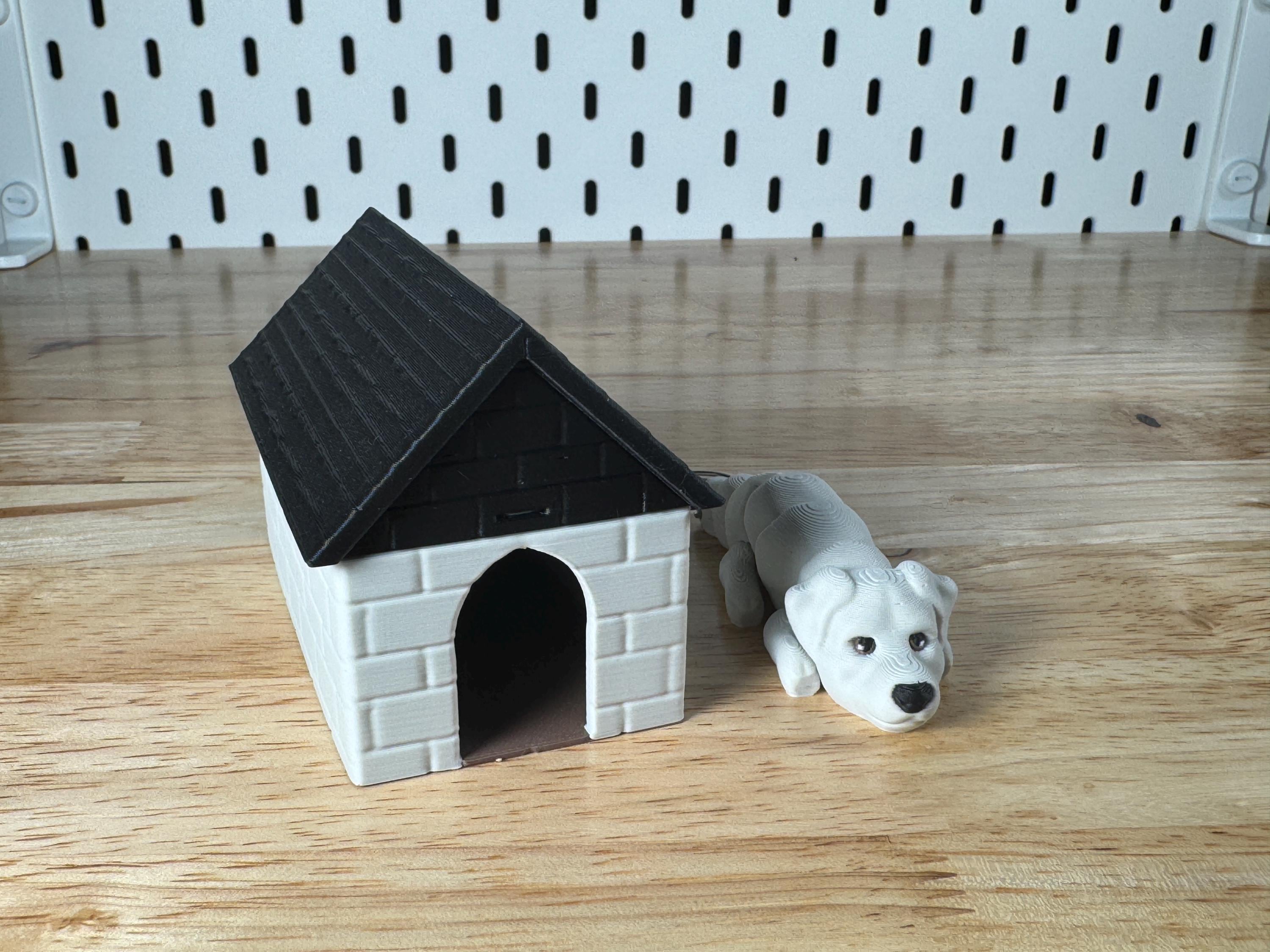 White Labrador, Flexi Keychain