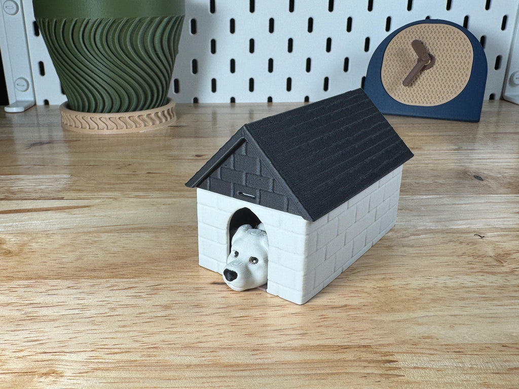 White Labrador, Flexi Keychain