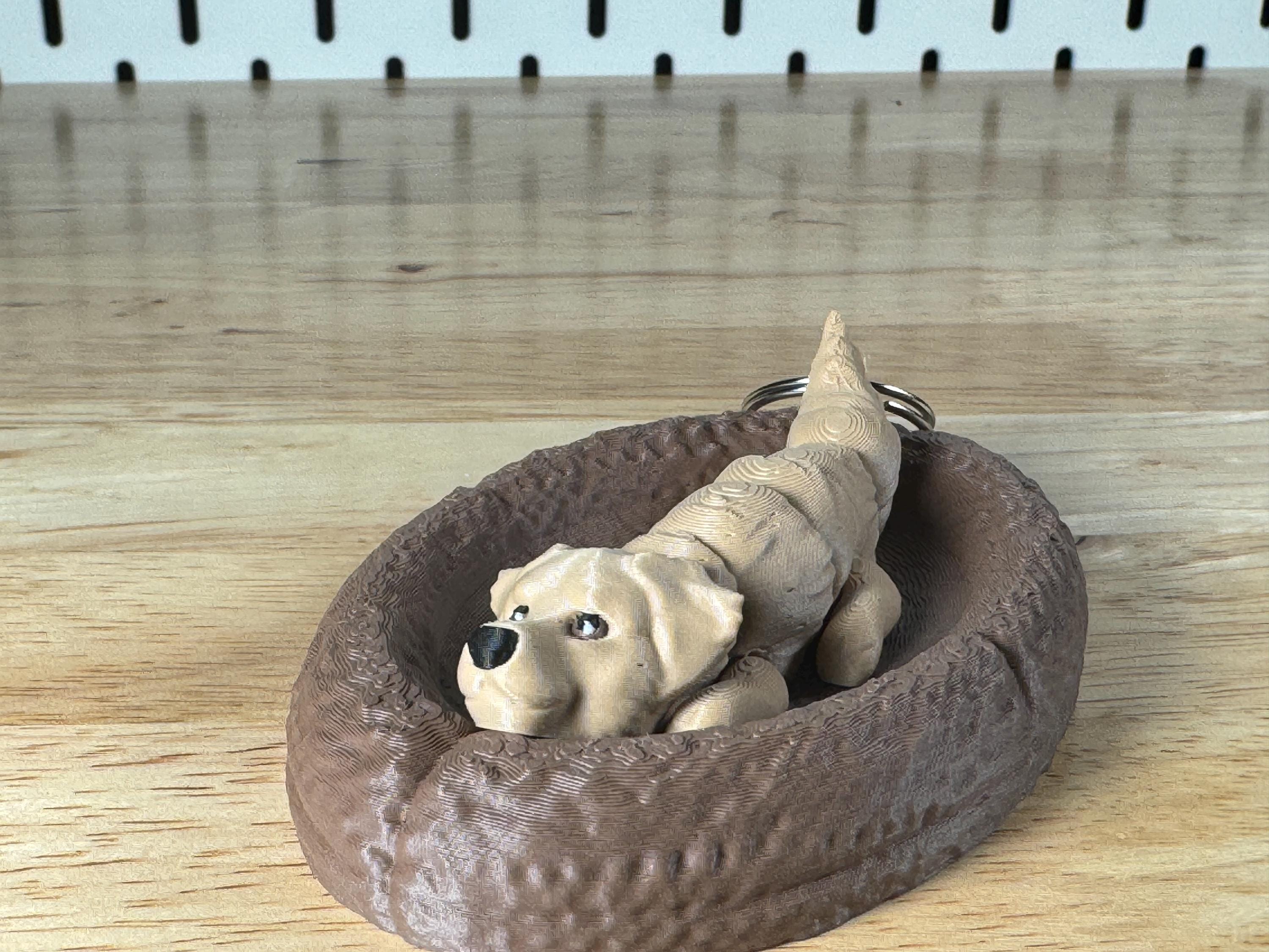 Golden Retriever, Flexi Keychain